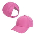 thumbnail image 3 of Sun Hats for Kids Girls Baseball Hat Girls Criss Cross Ponytail Baseball Cap Reflective Quick Dry Hat Kids Cooling Mesh Outdoor Sports Hat for Age 3-12 Toddler Baseball Hat Caps, 3 of 6
