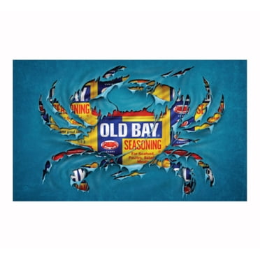 Old Bay Ripped Crab Floormat