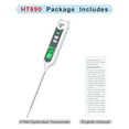 thumbnail image 4 of HABOTEST HT690/HT691 Digital Food Thermometer with 0.1℃ Resolution, Instant Read for Meat, Baking & Grilling, 130mm Probe, Backlight, ℃/℉ Conversion, Data Hold, Max/Min Functions, ABS Material, 3V, 4 of 6