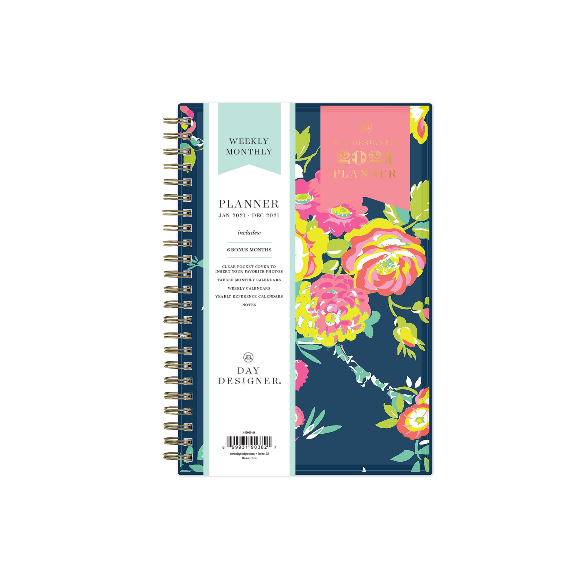 Day Designer 2021 Weekly Monthly Planner 5 X 8 Peyton Navy 