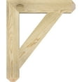 thumbnail image 3 of Ekena Millwork 4"W x 22"D x 26"H Traditional Craftsman Rough Sawn Bracket, Douglas Fir, 3 of 13