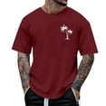 thumbnail image 1 of Tops para hombre, blusas y camisas de manga corta con cuello redondo para hombre, camisetas casuales con estampado de moda para hombre, blusa de manga corta, blusa de poliéster para hombre., 1 of 5