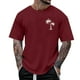 thumbnail image 1 of Tops para hombre, blusas y camisas de manga corta con cuello redondo para hombre, camisetas casuales con estampado de moda para hombre, blusa de manga corta, blusa de poliéster para hombre., 1 of 5