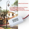 thumbnail image 5 of IP44 DC12V 24V AC220V Mini Outdoor Light Control Photo Sensor Switch Rainproof 25A 100W Delay Light Control Photo Sensor for Lamps Sensing Distance 4-8m, 5 of 6