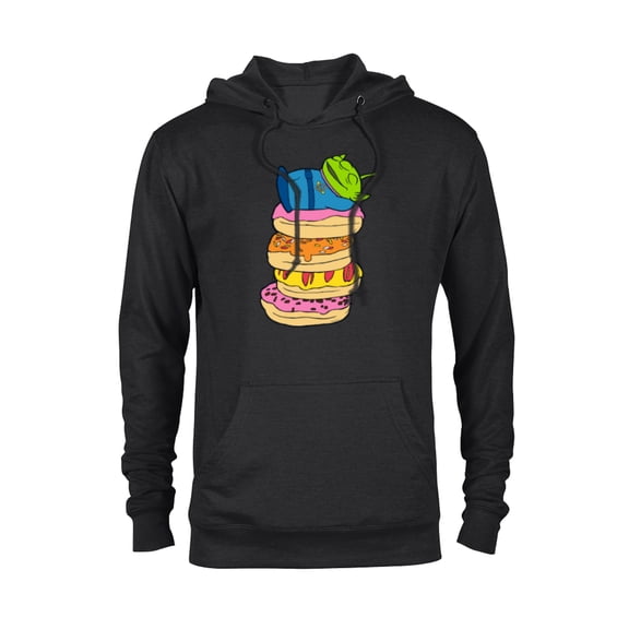 Disney and Pixar’s Toy Story Alien Donut Nap - Pullover Hoodie for Adults - Customized-Black