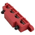 thumbnail image 4 of 12V 250A 4 Post Busbar Bus Bar Power Distribution Block W/ Cover 5/16" Red M8, 4 of 9