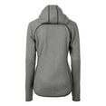 thumbnail image 3 of Women's Cutter & Buck  Heather Gray Texas Longhorns Alumni Mainsail Sweater-Knit Full-Zip Hoodie, 3 of 3