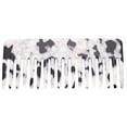 thumbnail image 3 of FRCOLOR Comb White Synthetic Material Comb for Home Wide Teeth Design Relieves Tension Stimulates Scalp 1PC,4.53"X2.17"X0.12", 3 of 4