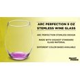 thumbnail image 3 of Stemless Wine Glass 9 oz. Set of 10, Bulk Pack - Great for Wedding Favors, Bachelorette Party Decorations, Party Favors, Color Bottom - Pink, 3 of 5