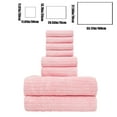 thumbnail image 4 of Xuniizn Bath Towel and Wash Cloths Set: 4xSquare Towels, 2 Bath Towels, 2xHand Towels, cotton, Highly Absorbent & Fade Resistant, 4 of 7