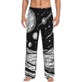 thumbnail image 2 of Lsque Cosmic Landscape Celestial Art Print Men's Pajama Pants, Lounge Pant - Comfortable Home Wear,Elastic Waistband, Stylish Design-Large, 2 of 9