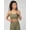 Green, variant on Knotted Back Sports Bra