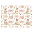 thumbnail image 2 of Easter Wrapping Paper - Happy Easter & Bunny and Egg - Cute Animals Patterns for Holiday Birthday New Party Decoration,20 In x 27.5 In(E), 2 of 9