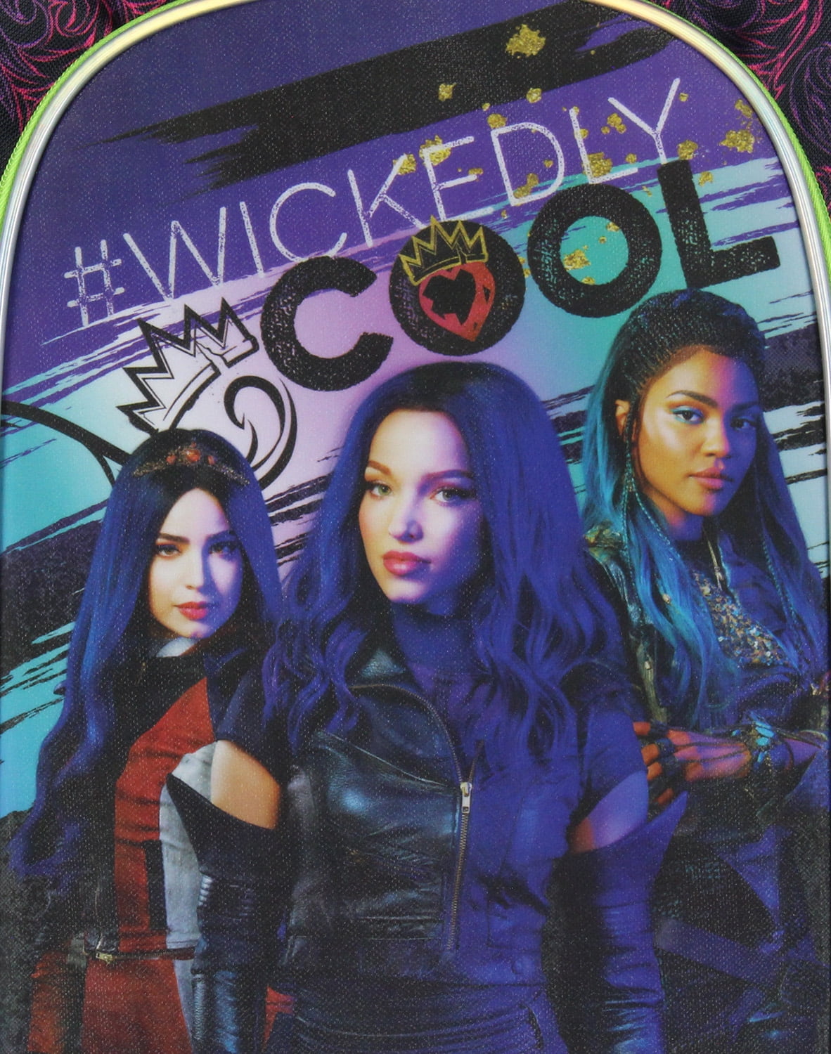 Disney Descendants Backpack Wickedly Cool Mal Uma Evie School Travel Backpack