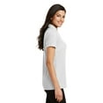 thumbnail image 3 of Port Authority Ladies Silk Touch Y Neck Polo-XL (White), 3 of 6