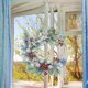 thumbnail image 5 of Guirnalda de pintura de cristal de forma especial guirnalda acrílica con taladro navideño, 5 of 9