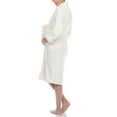 thumbnail image 3 of White Mark Long Sleeve Maternity Robe (Maternity & Maternity Plus), 3 of 4