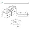 thumbnail image 5 of 48" Freestanding Bathroom Vanity with Sink & Mirror - Matte White, 5 of 5