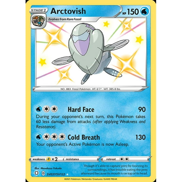 Pokemon Shining Fates Arctovish Sv037 Walmart Com
