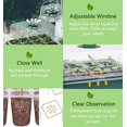 thumbnail image 5 of Jinsinto Mini Greenhouse For Plants, 10 Pieces 120 Cells Inner Seedling Tray With Raised Lids, Seedling Tray, 20 Labels, 2 Tools, 5 of 5