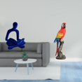 thumbnail image 2 of Figura de pensador abstracto,Estatua de pensador abstracto,decoración para el hogar,Figura de loro,Estatua de loro Escultura animal Figura de loro,Estatua de jardín coleccionable de adorno de, 2 of 8