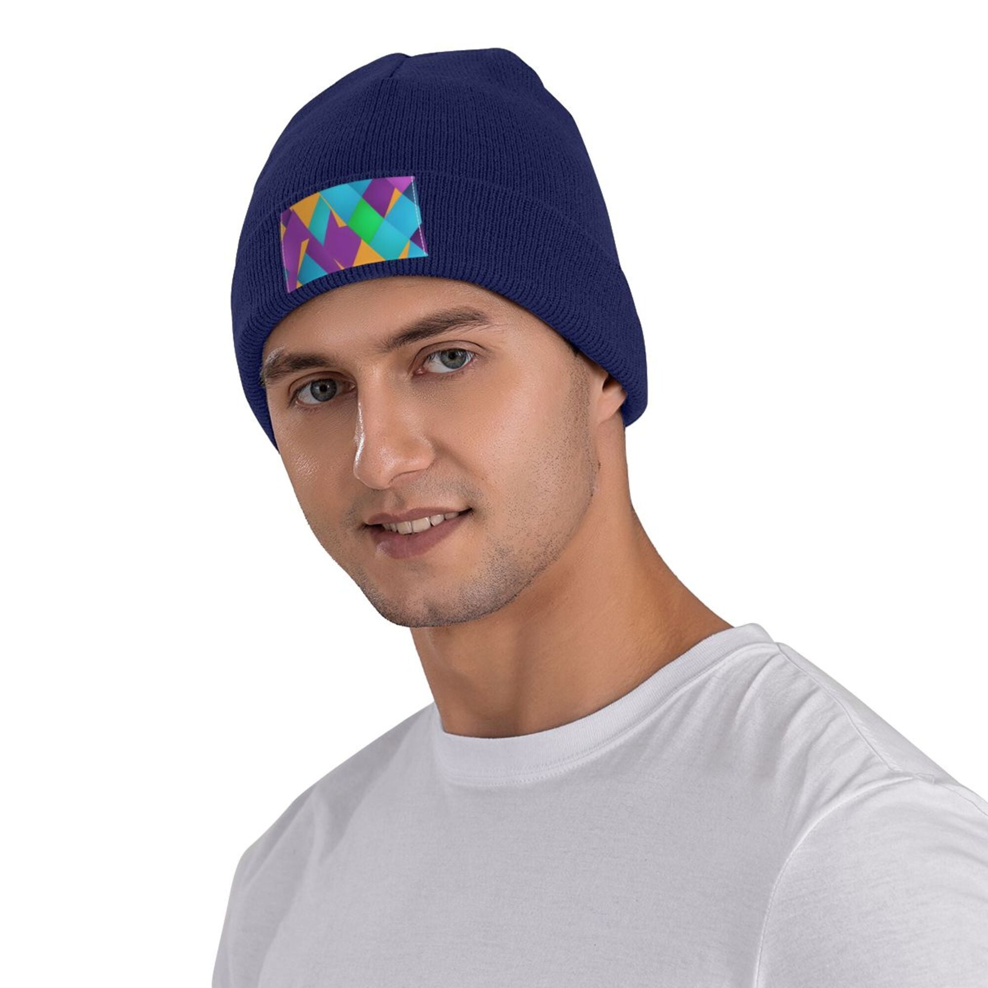 帽子 volume knit beanie Women's Soft Knitting Visor Beanie Winter Hat with Brim