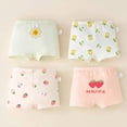 thumbnail image 2 of Yindaity Potty Training Underwear for Girls Girls Underwear Soft Kids Briefs Cotton Comfortable Panites(Yellow,4-6 Years), 2 of 5