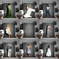 thumbnail image 6 of 5x7FT Vinyl Studio Photo Video Photography Background Backdrop Cloth ,Wood Wall Floor Flower Pattern Photo Studio Props For Christmas Wedding Photoshoot, 6 of 6
