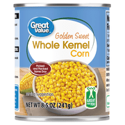 Great Value Golden Sweet Whole Kernel Corn, 8.75 oz Can