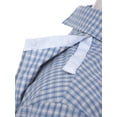 thumbnail image 6 of SiiRoh Men Elderly Adaptive Tee Shirts Open Back with Full Back Overlap Loose Long Sleeve Button-up Shirt for Daily Caring Sky Blue L, 6 of 7