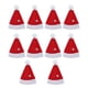 thumbnail image 1 of Sombrero de Papá Noel de Navidad, sombrero de artesanal DIY, cubierta de dulces de Navidad, sombrero de Papá Noel para decoración de mesa de 10 piezas un Sunnimix mini sombrero de muñeca, 1 of 8