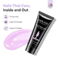 thumbnail image 5 of SAVILAND Hema-Free Poly Gel: Fast & Easy Poly Extension Gel Nail Kit 6 Colors with Cat Eye Effect, 28-Day Lasting Nourishing with Castor Oil, Quick Nail Extensions, 5 of 6