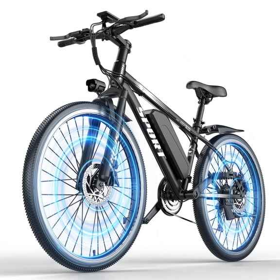1200W Adult Electric Mountain Bike, 48V 10A Removable Battery-65 Miles, 26" Professional Shock Absorbing Tires,30MPH Off-Road Motorcycle,7 Speed Ebike,UL2849