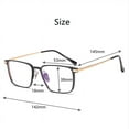 thumbnail image 2 of Men Women Anti-Blue Light Glasses Retro Titanium Super Light Glasses Frame, 2 of 4