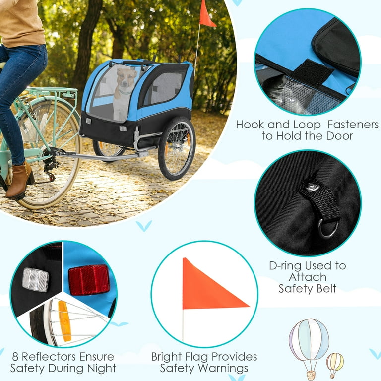 Dog bike trailer used 2025