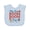 AE-Light Blue, variant on Inktastic My Fourth of July Boys or Girls Baby Bib