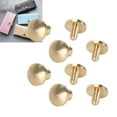 thumbnail image 4 of Brass Rivets Kit, Rust Proof Decorative Rivet for Leather Bag DIY, Repair Leather Items, 50 Set 8mm Brass Rivets with Tool, 4 of 7