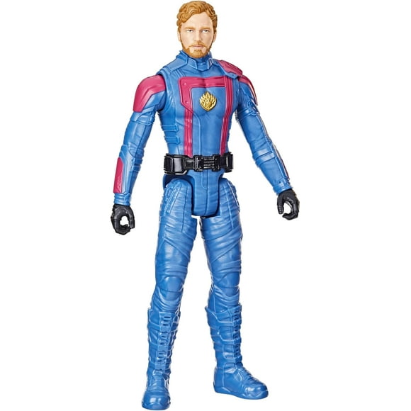 Marvel Les Gardiens de la Galaxie Vol. 3 Série Titan Hero Star-Lord Figurine Articulée de 11 Pouces, Jouet Super Héros pour Enfants de 4 Ans et Plus