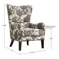 thumbnail image 3 of Gracie Mills Zachery Transitional Swoop Wing Chair with Round Arm and Piped Edges - GRACE-3914, 3 of 3
