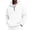 2# White, variant on Men's Quarter Zip Pullover Hoodies Half Zip Hoodie Men Long Sleeve Hoodie Fleece Casual 1/4-Zip Sweatshirt Royal Blue L