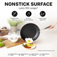 thumbnail image 3 of Sartén apilable de 8' Granite Stone Juego de Utensilios de Cocina Apilables Stackmaster 10pza, 3 of 5