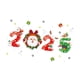 thumbnail image 4 of Pegatina para ventana de Papá Noel navideño, reno con copos de nieve navideños. A, 4 of 9