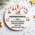 thumbnail image 2 of Ornament Kits 2025, Ornaments 2025 - Paraprofessional Ornaments Christmas 2025, Birthday Gifts for Mom, Dad, Grandma, Grandpa, Paraprofessional Christmas Tree Decoration Ceramic Ornament, 2 of 3