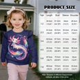 thumbnail image 7 of Uorisanigo Toddler Baby Girl Sweatshirt Ruffle Shoulder Pullover Hoodies Casual Long Sleeve Bubble Axolotl Shirts Tops Soft Pullover T-Shirts Kids Sweaters Shirts, 7 of 7