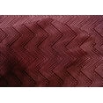 thumbnail image 4 of oneOone Cotton Silk Red Fabric Chevron Block Craft Projects Decor Fabric Printed By The Yard 42 Inch Wide, 4 of 4