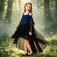 thumbnail image 5 of Gothic Witch Costume Dress Off Shoulder Renaissance High Low Gown Lace Up Vintage Evening Outfit For Halloween Party Juniors Teens, 5 of 8