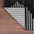 thumbnail image 4 of World Rug Gallery Bohemian Stripe Area Rug - BLACK 7'10"x10', 4 of 8