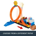thumbnail image 5 of Hot Wheels City Super Police Station Playset with 1:64 Scale Police Toy Car & Adjustable Track Loop, 5 of 7