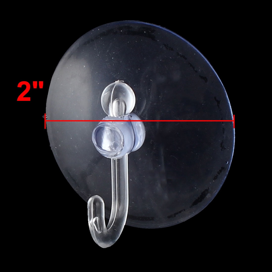 Unique Bargains Rubber Cloth Towels Holder Glass Wall Window Hanging Suction Cup Hook