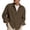 U8-Brown, variant on Men's Button Down Shirt Casual Long Sleeve Corduroy Shacket Lightweight Overshirts Untucked Shirts,Gray M